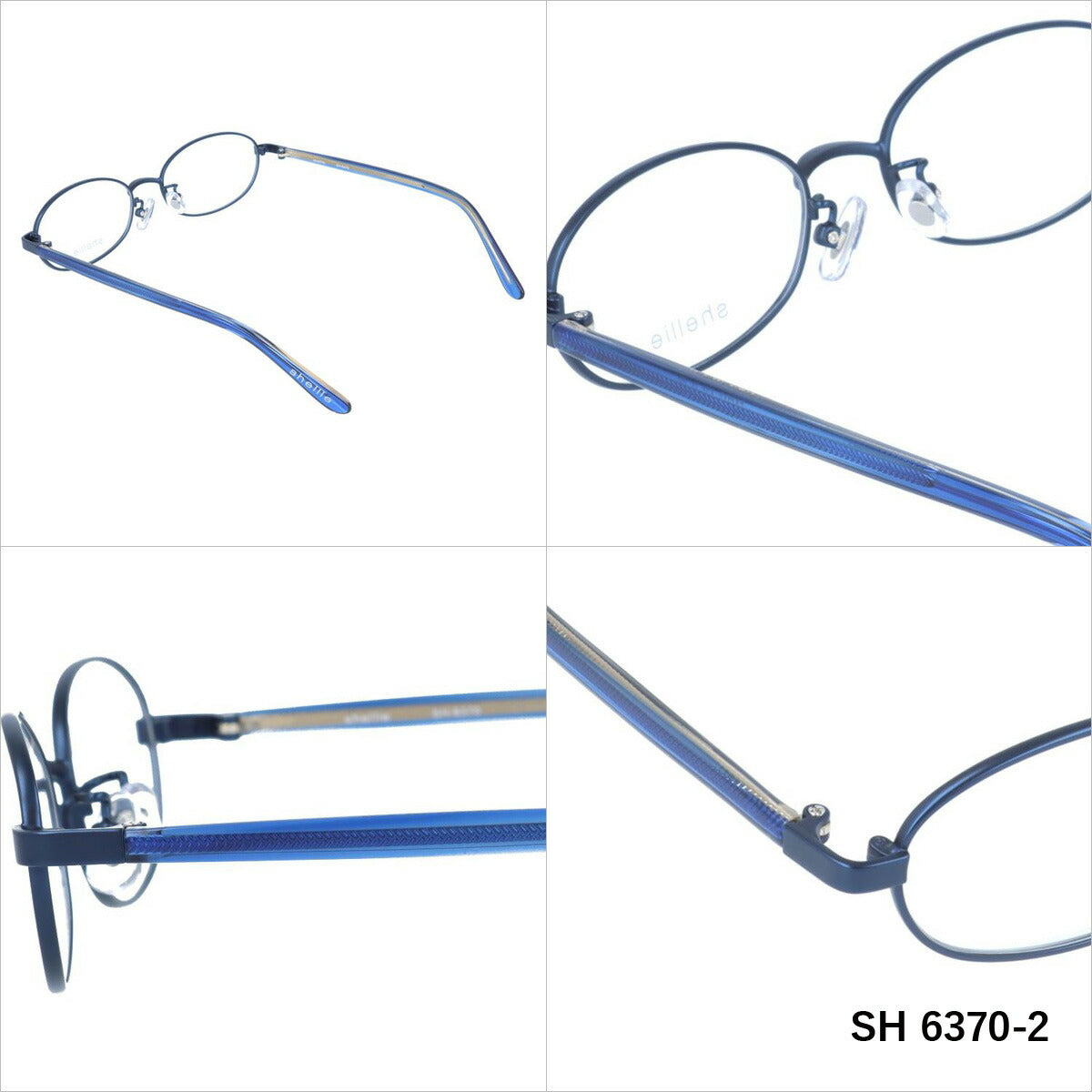 シェリー メガネフレーム 伊達メガネ shellie SH 6370 51サイズ オーバル ユニセックス メンズ レディース