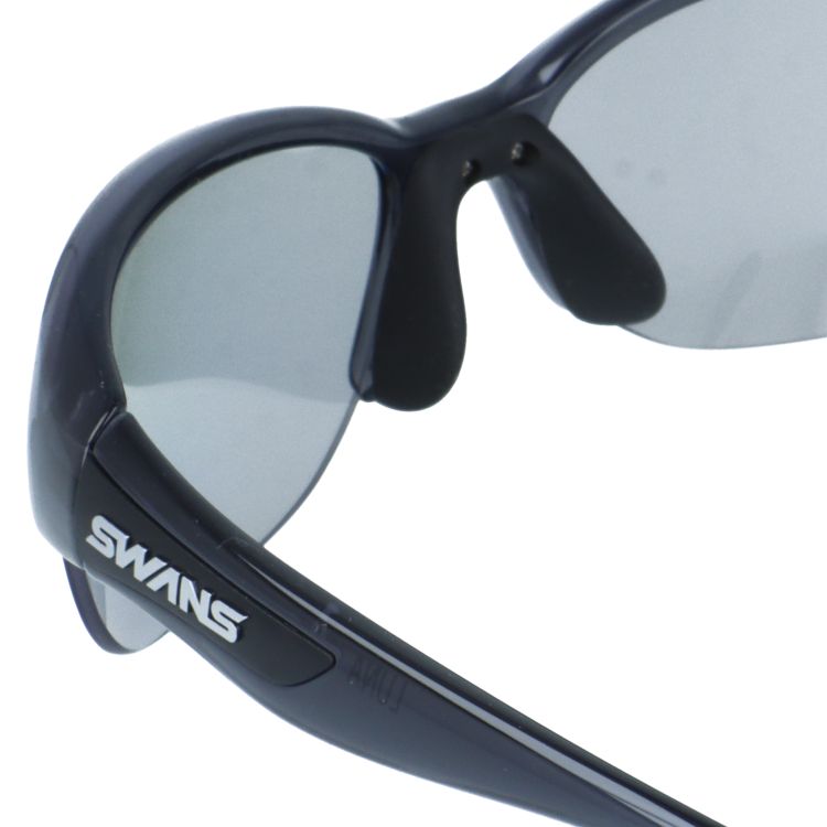 スワンズ サングラス ルナ 偏光サングラス アジアンフィット(フレキシブルノーズパッド) SWANS LUNA LN-0053 CSK 60サイズ スポーツ型 ポラライズド コンパクトモデル ハイカーブ ユニセックス メンズ レディース