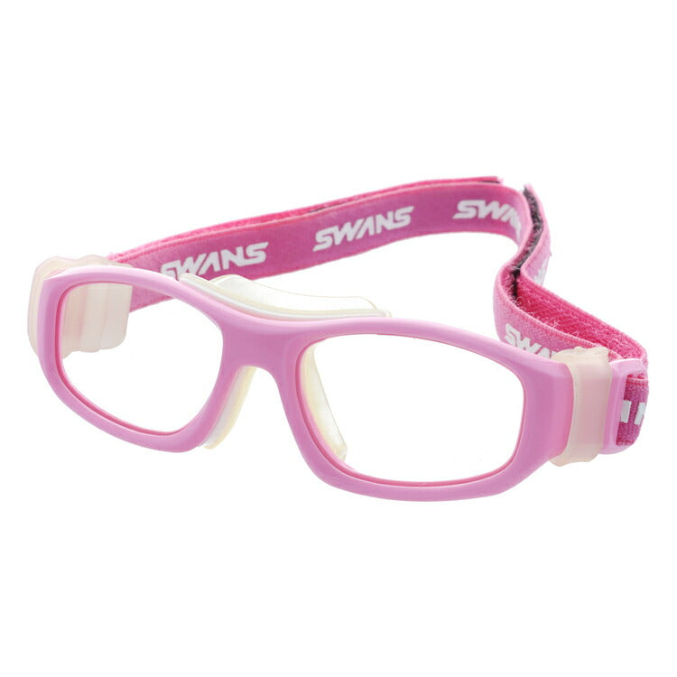 スワンズ メガネフレーム 度付き眼鏡 伊達眼鏡 SWANS FW-001 PINK/WHITE 48サイズ スポーツ キッズ ジュニア ユース 子供用 アイガード 日本製 ラッピング無料