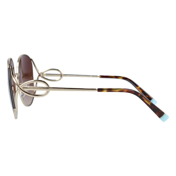 【訳あり・店頭展示品/外箱なし】【国内正規品】ティファニー サングラス Tiffany & Co. TF3065 60213B 56サイズ ラウンド型 レディース アイウェア UVカット ギフト対応 イタリア製 ラッピング無料