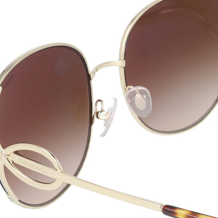 【訳あり・店頭展示品/外箱なし】【国内正規品】ティファニー サングラス Tiffany & Co. TF3065 60213B 56サイズ ラウンド型 レディース アイウェア UVカット ギフト対応 イタリア製 ラッピング無料