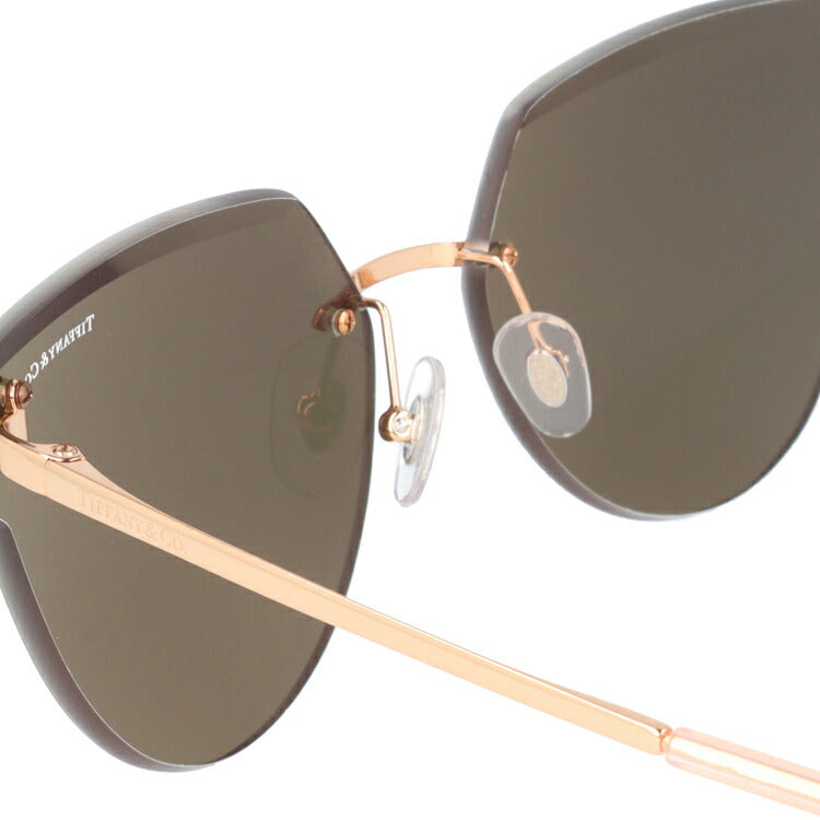 【訳あり・店頭展示品/外箱なし】【国内正規品】ティファニー サングラス ミラーレンズ Tiffany & Co. TF3070 61050W 62サイズ フォックス型 レディース アイウェア UVカット ギフト対応 イタリア製 ラッピング無料