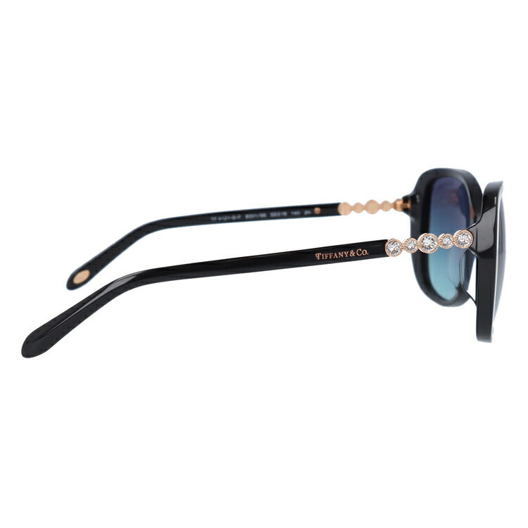 【訳あり・店頭展示品/外箱なし】【国内正規品】ティファニー サングラス Tiffany & Co. TF4121BF 80019S 55サイズ アジアンフィット バタフライ型 レディース アイウェア UVカット ギフト対応 イタリア製 ラインストーン ラッピング無料