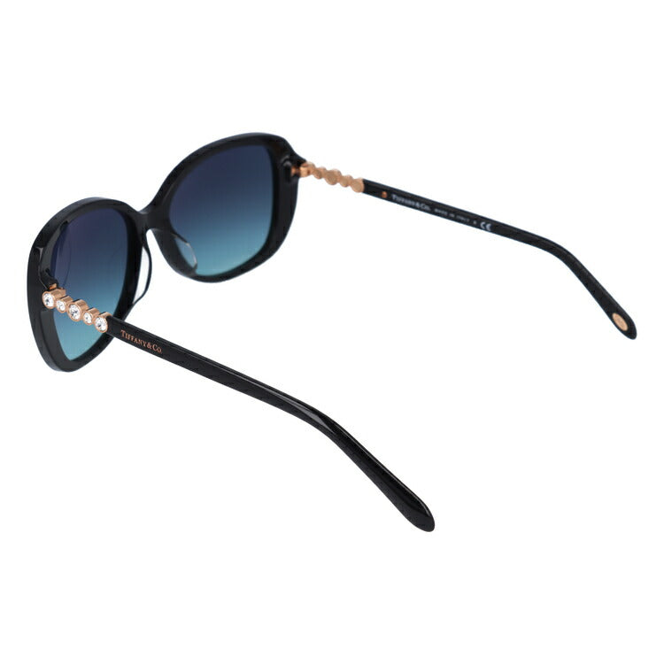 【訳あり・店頭展示品/外箱なし】【国内正規品】ティファニー サングラス Tiffany & Co. TF4121BF 80019S 55サイズ アジアンフィット バタフライ型 レディース アイウェア UVカット ギフト対応 イタリア製 ラインストーン ラッピング無料