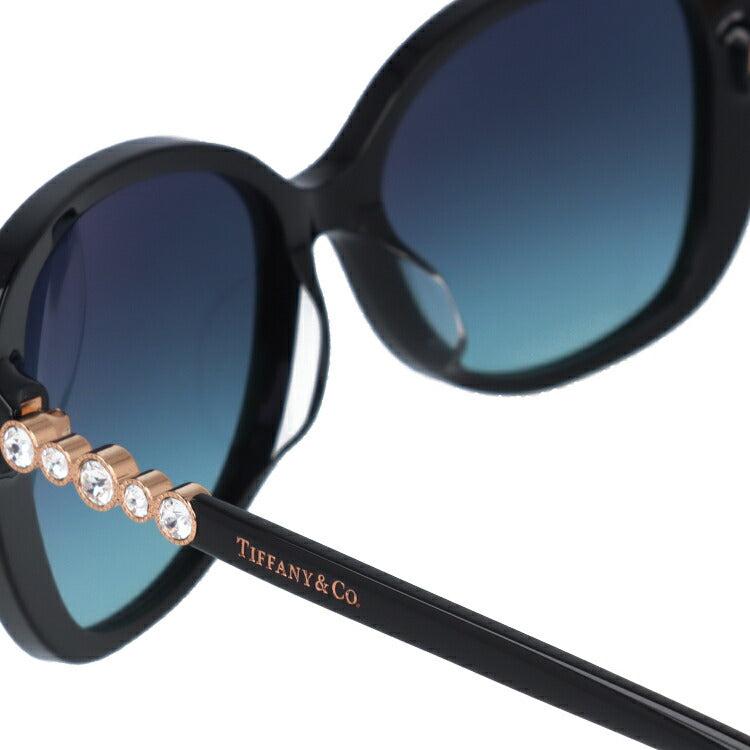 【訳あり・店頭展示品/外箱なし】【国内正規品】ティファニー サングラス Tiffany & Co. TF4121BF 80019S 55サイズ アジアンフィット バタフライ型 レディース アイウェア UVカット ギフト対応 イタリア製 ラインストーン ラッピング無料