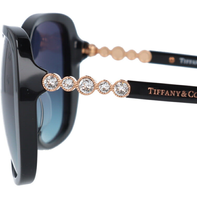 【訳あり・店頭展示品/外箱なし】【国内正規品】ティファニー サングラス Tiffany & Co. TF4121BF 80019S 55サイズ アジアンフィット バタフライ型 レディース アイウェア UVカット ギフト対応 イタリア製 ラインストーン ラッピング無料