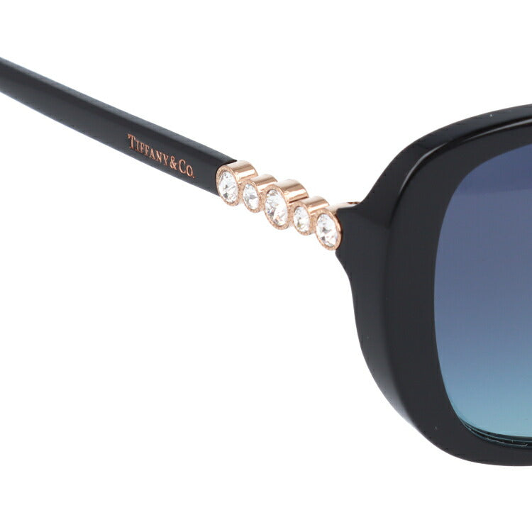 【訳あり・店頭展示品/外箱なし】【国内正規品】ティファニー サングラス Tiffany & Co. TF4121BF 80019S 55サイズ アジアンフィット バタフライ型 レディース アイウェア UVカット ギフト対応 イタリア製 ラインストーン ラッピング無料