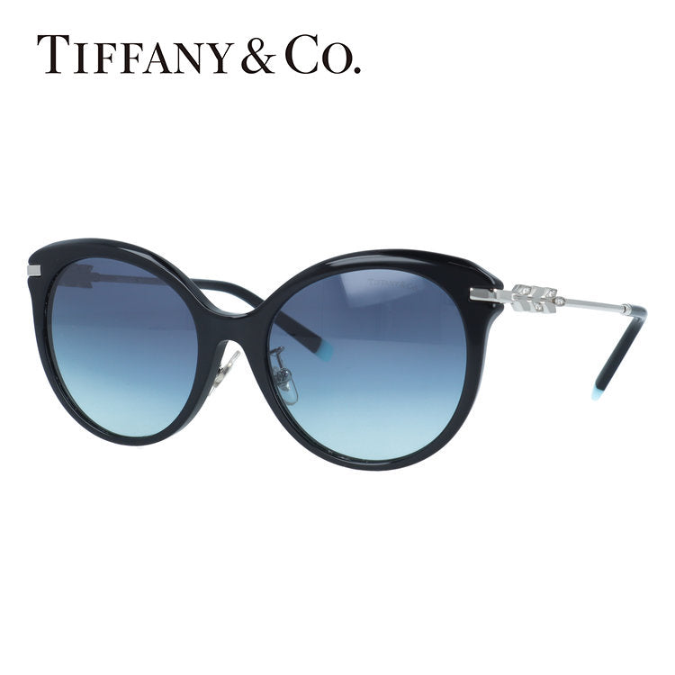 【訳あり・店頭展示品/外箱なし】【国内正規品】 ティファニー サングラス アジアンフィット(フルフィット) 調整可能ノーズパッド(クリングス) Tiffany & Co. TF4189BF 80019S 55サイズ オリーブリーフ フォックス型 ラウンド 丸型 ユニセックス メンズ レディース