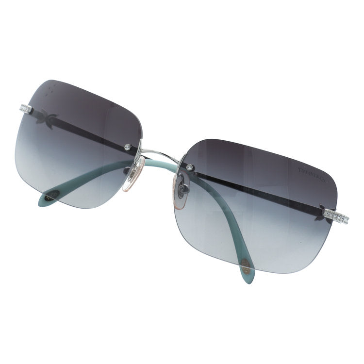 【訳あり】【海外正規品】ティファニー サングラス レギュラーフィット Tiffany & Co. TF3038B 60013C 61サイズ スクエア型 アウトレット品 ベヨネッタ型 ツーポイント ユニセックス メンズ レディース