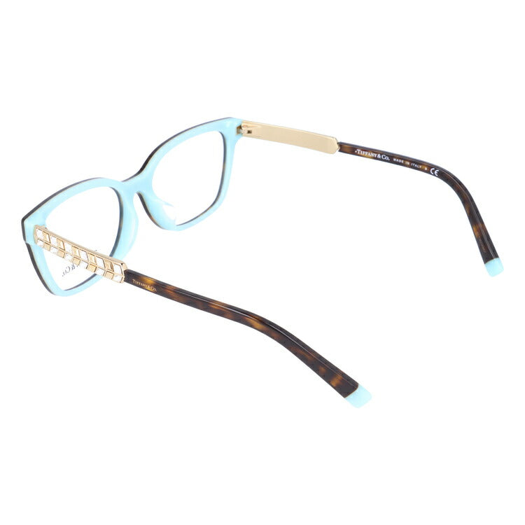 【訳あり・店頭展示品/外箱なし】【国内正規品】ティファニー メガネ フレーム 眼鏡 Tiffany & Co. TF2199BF 8134 54サイズ アジアンフィット スクエア型 レディース アイウェア UVカット ギフト対応 イタリア製 羽 フェザー ラインストーン ラッピング無料