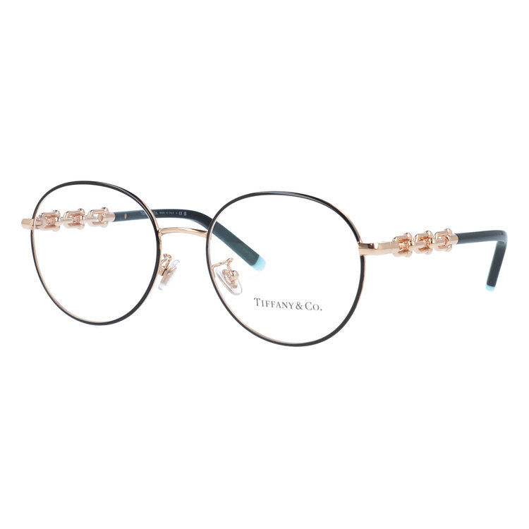 【訳あり・店頭展示品/外箱なし】【国内正規品】 ティファニー メガネフレーム 伊達 アジアンフィット(フルフィット) 調整可能ノーズパッド(クリングス) Tiffany & Co. TF1148D 6162 53サイズ スモールリンク ボストン型 アウトレット品 ユニセックス メンズ レディース