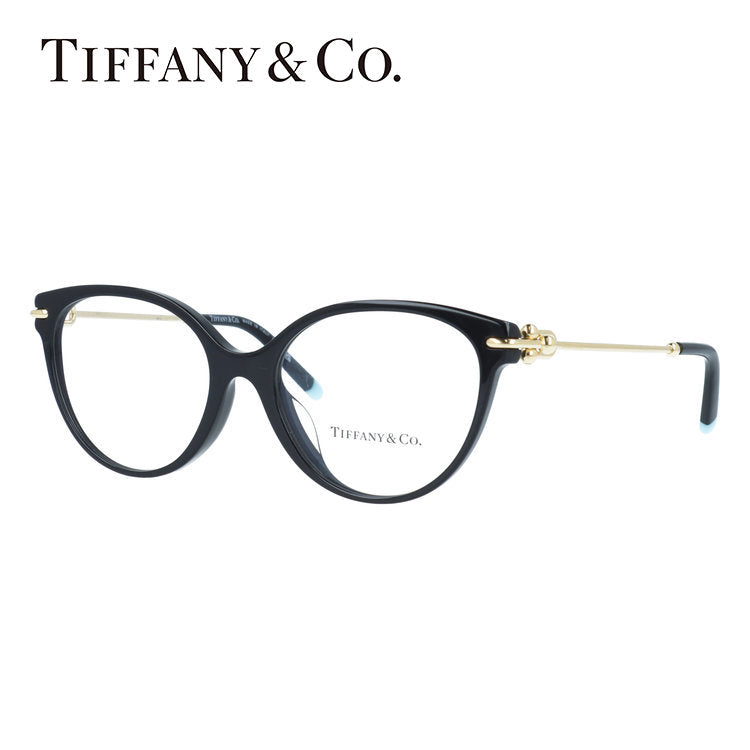 【訳あり・店頭展示品/外箱なし】【国内正規品】 ティファニー メガネフレーム 伊達メガネ アジアンフィット Tiffany & Co. TF2217F 8001 53サイズ スモールリンク フォックス型 アウトレット品 ユニセックス メンズ レディース