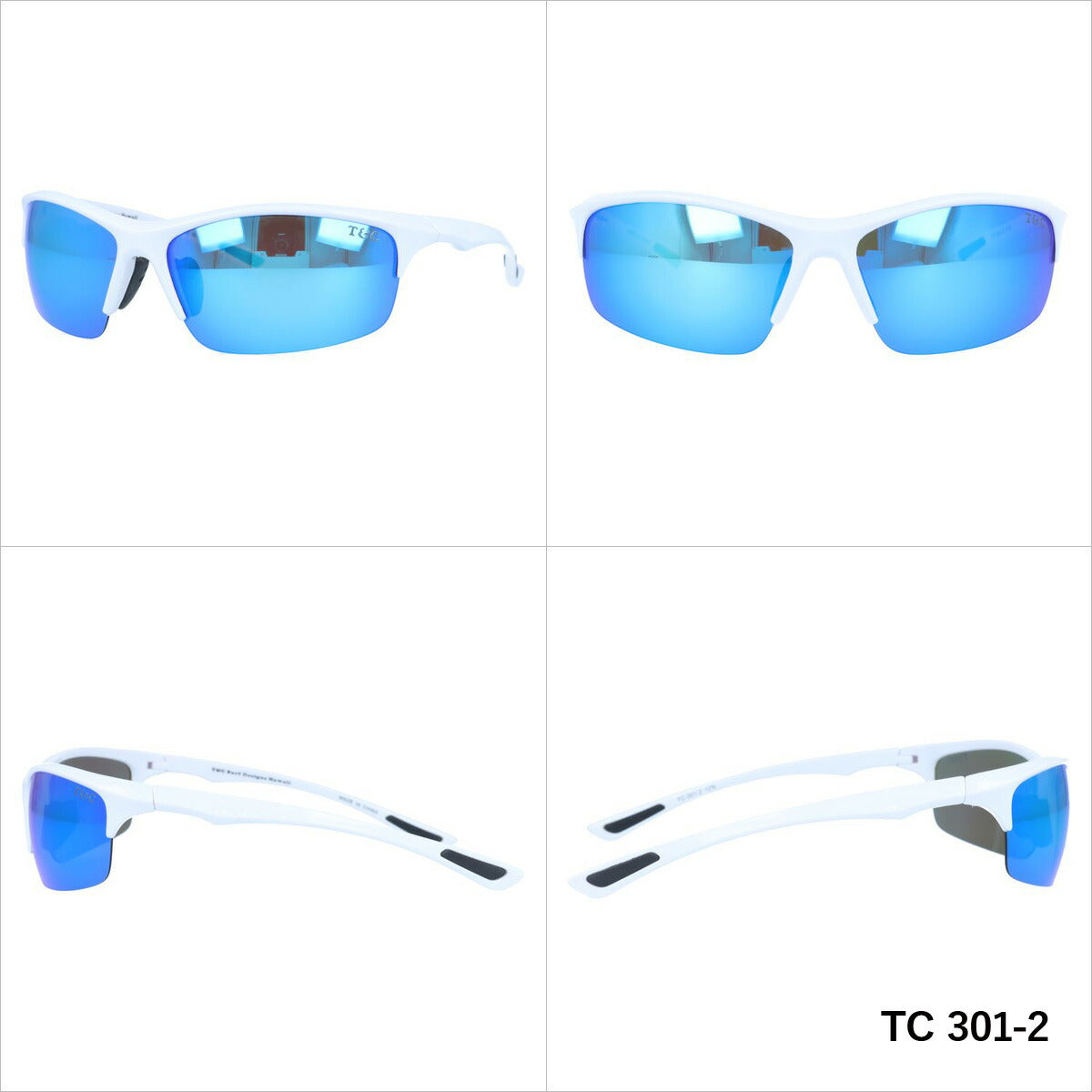 タウン&カントリー 偏光サングラス ミラーレンズ アジアンフィット Town & Country TC 301 全4カラー 62サイズ メンズ レディース スポーツ 川 海 釣り フィッシング 運転 ドライブ