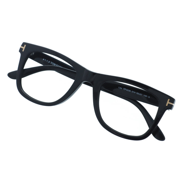 訳あり・フレームのみ トムフォード サングラス (フレームのみ) レオ レギュラーフィット TOM FORD LEO FT9336 01V 52サイズ ウェリントン型 ユニセックス メンズ レディース