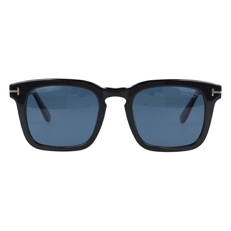 トムフォード サングラス ダックス 偏光サングラス アジアンフィット TOM FORD Dax TF0751F(FT0751F)01V 53サイズ スクエア ユニセックス メンズ レディース