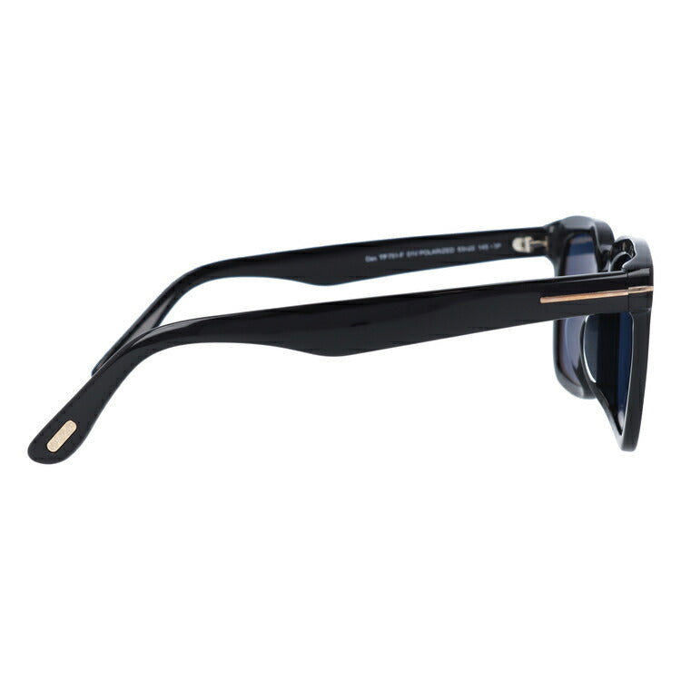 トムフォード サングラス ダックス 偏光サングラス アジアンフィット TOM FORD Dax TF0751F(FT0751F)01V 53サイズ スクエア ユニセックス メンズ レディース