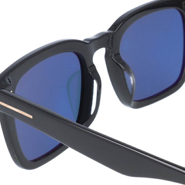 トムフォード サングラス ダックス 偏光サングラス アジアンフィット TOM FORD Dax TF0751F(FT0751F)01V 53サイズ スクエア ユニセックス メンズ レディース