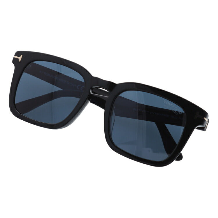 トムフォード サングラス ダックス 偏光サングラス アジアンフィット TOM FORD Dax TF0751F(FT0751F)01V 53サイズ スクエア ユニセックス メンズ レディース