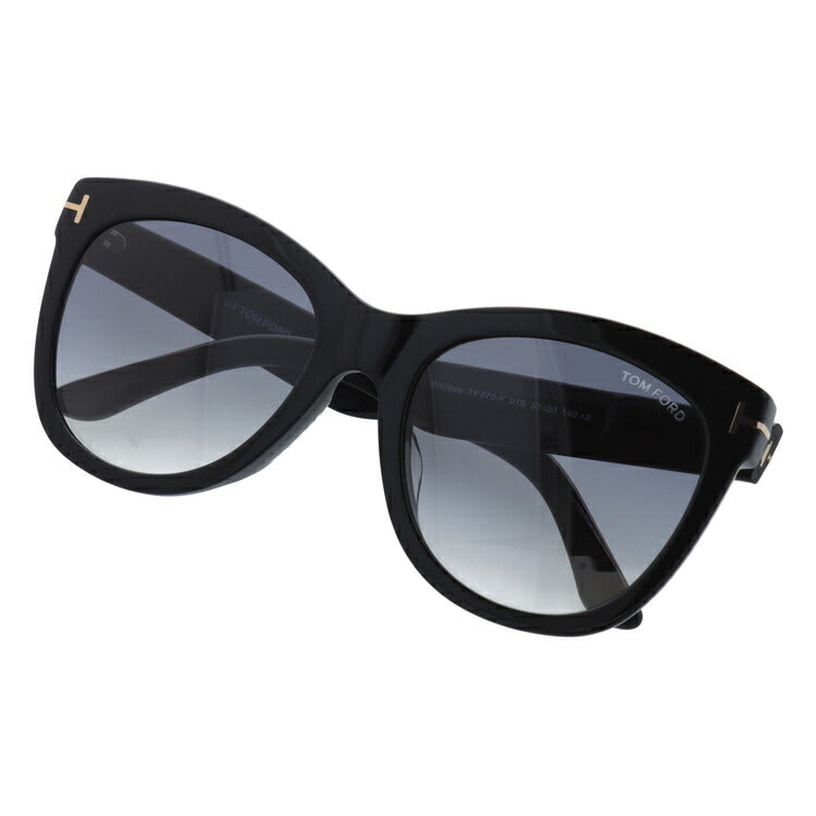 トムフォード サングラス ウォレス アジアンフィット TOM FORD Wallace TF0870F(FT0870F)01B 57サイズ バタフライ ユニセックス メンズ レディース