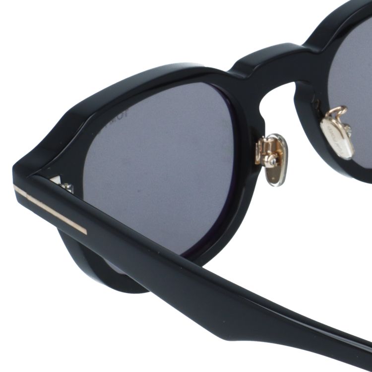【訳あり】トムフォード サングラス エコ アジアンフィット(フルフィット) 調整可能ノーズパッド(クリングス) TOM FORD ECO FT1230-D 01A 50サイズ (TF1230D 01A 50) ウェリントン型 ユニセックス メンズ レディース サステナブル素材フレーム