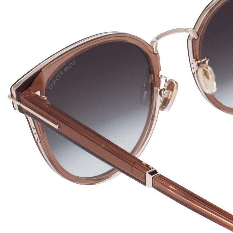 トムフォード サングラス アジアンフィット(フルフィット) 調整可能ノーズパッド(クリングス) TOM FORD FT1247-K 45B 54サイズ (TF1247K 45B 54) ボストン型 コリアンフィット コンビネーションフレーム ユニセックス メンズ レディース