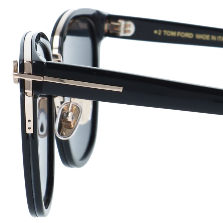 トムフォード サングラス アジアンフィット(フルフィット) 調整可能ノーズパッド(クリングス) TOM FORD FT1248-K 01A 55サイズ (TF1248K 01A 55) ウェリントン型 コリアンフィット コンビネーションフレーム ユニセックス メンズ レディース