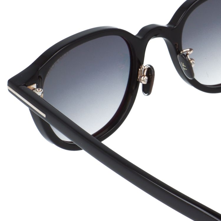 【訳あり】トムフォード サングラス アジアンフィット(フルフィット) 調整可能ノーズパッド(クリングス) TOM FORD FT0977-D 01B 48サイズ (TF0977D 01B 48) ボストン型 ユニセックス メンズ レディース