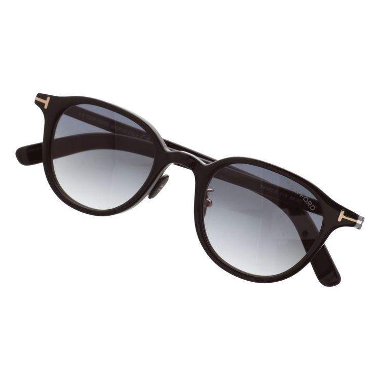 【訳あり】トムフォード サングラス アジアンフィット(フルフィット) 調整可能ノーズパッド(クリングス) TOM FORD FT0977-D 01B 48サイズ (TF0977D 01B 48) ボストン型 ユニセックス メンズ レディース