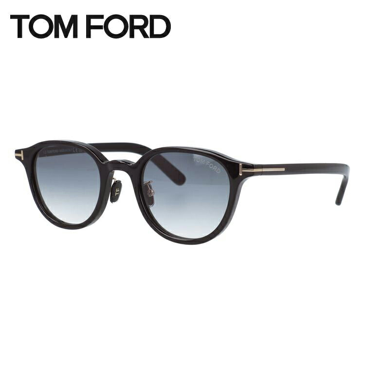 【訳あり】トムフォード サングラス アジアンフィット(フルフィット) 調整可能ノーズパッド(クリングス) TOM FORD FT0977-D 01B 48サイズ (TF0977D 01B 48) ボストン型 ユニセックス メンズ レディース