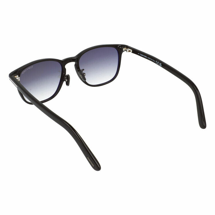 【訳あり】トムフォード サングラス エコ アジアンフィット TOM FORD ECO FT1048-D 01B 52サイズ ウェリントン型 植物繊維 サスティナブル素材 ユニセックス メンズ レディース