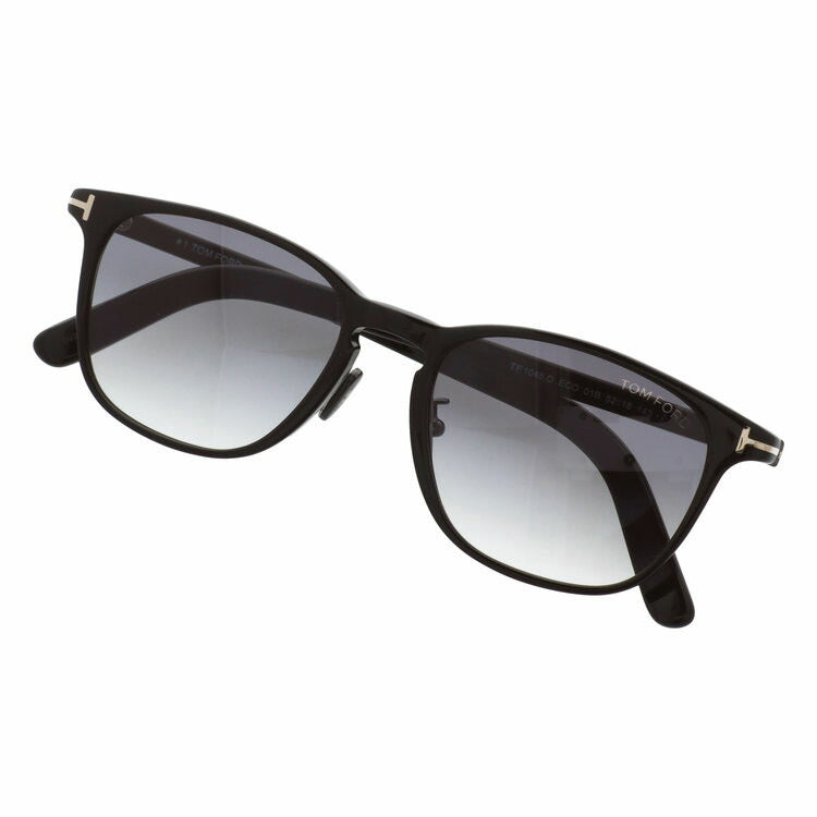【訳あり】トムフォード サングラス エコ アジアンフィット TOM FORD ECO FT1048-D 01B 52サイズ ウェリントン型 植物繊維 サスティナブル素材 ユニセックス メンズ レディース