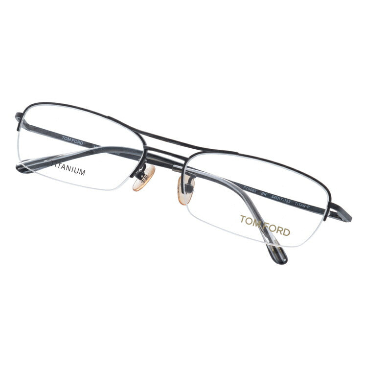 トムフォード メガネ TOM FORD メガネフレーム 眼鏡 FT5064 BR 55 (TF5064 BR 55) 調整可能ノーズパッド オーバル型 度付き 度なし 伊達 メンズ レディース UVカット 紫外線 TOMFORD ラッピング無料
