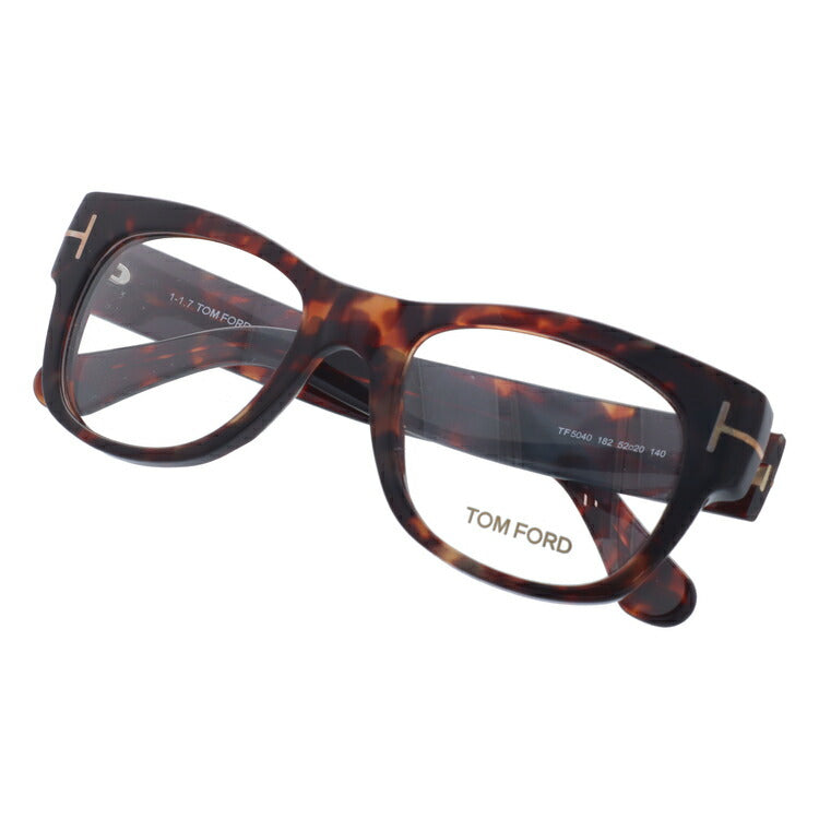 トムフォード メガネ TOM FORD メガネフレーム 眼鏡 FT5040 182 52 (TF5040 182 52) レギュラーフィット ウェリントン型 度付き 度なし 伊達 メンズ レディース UVカット 紫外線 TOMFORD ラッピング無料