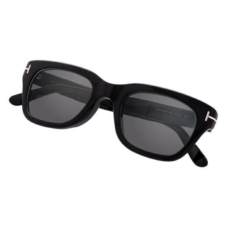 【選べる7色 偏光レンズ】トムフォード 偏光 サングラス TOM FORD トム・フォード アジアンフィット FT5178F 001 51 (TF5178F 001 51) ウェリントン ユニセックス メンズ レディース ラッピング無料