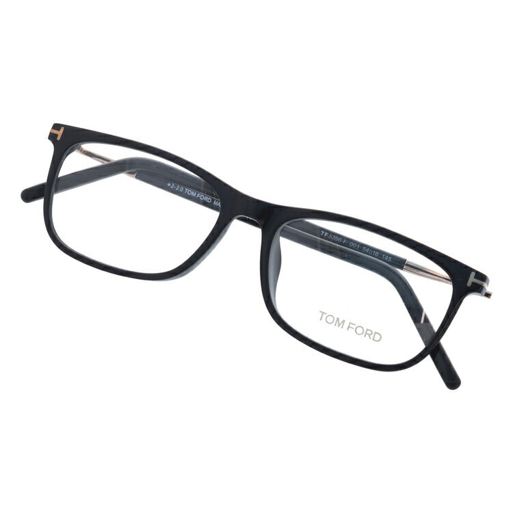 【訳あり】トムフォード メガネ TOM FORD メガネフレーム 眼鏡 FT5398F 001 54 (TF5398F 001 54) アジアンフィット スクエア型 度付き 度なし 伊達 メンズ レディース UVカット 紫外線 TOMFORD ラッピング無料