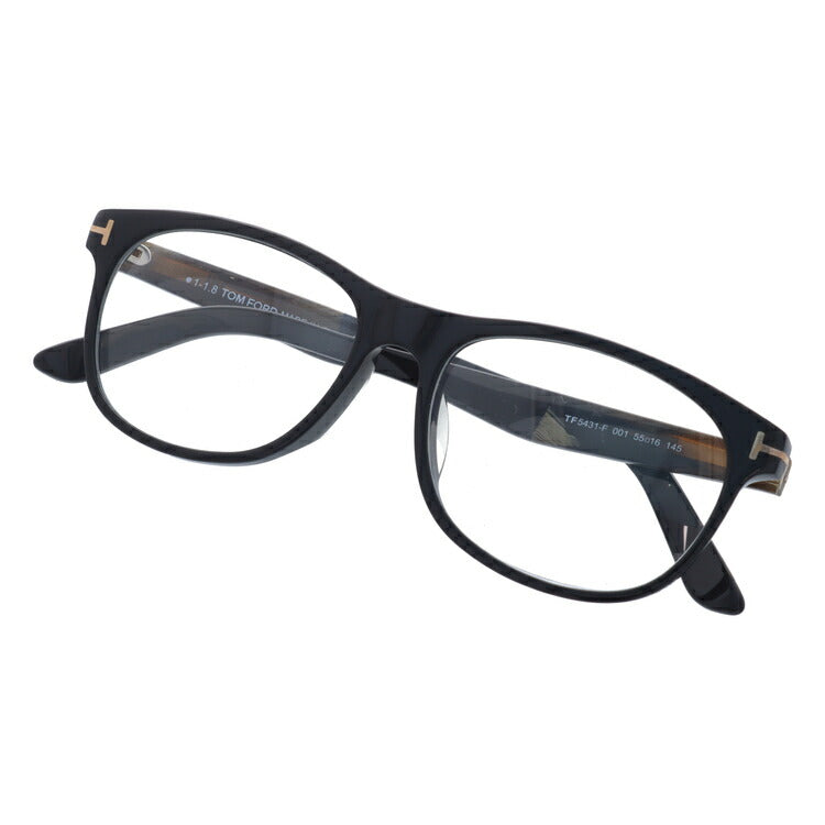 【選べる15色 ライトカラーレンズ】トムフォード ライトカラー サングラス TOM FORD FT5431F 001 55 (TF5431F 001 55) アジアンフィット ウェリントン型 メンズ レディース アウトドア 運転 ドライブ レジャー UVカット 伊達 メガネ 眼鏡