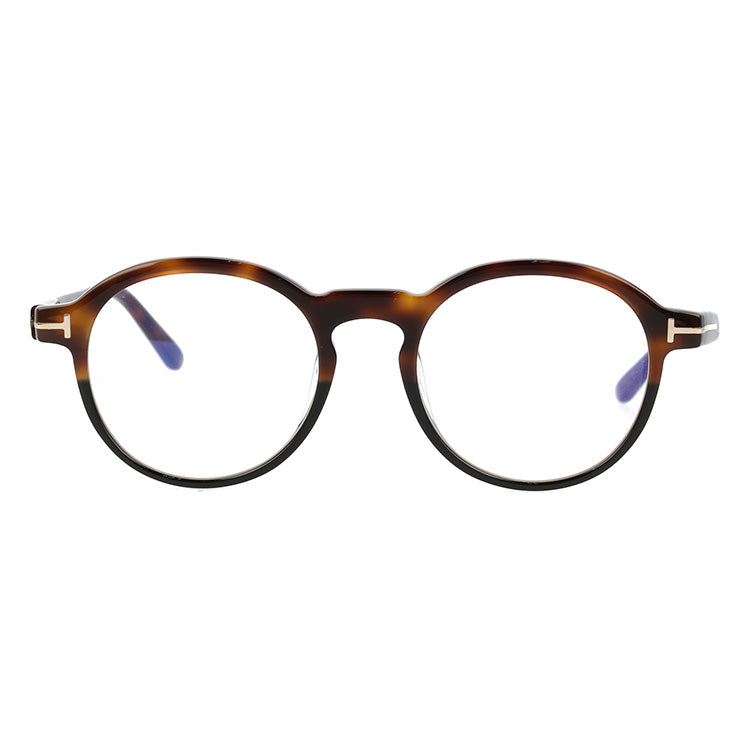 【伊達ブルーライトカットレンズ付】トムフォード メガネ TOM FORD メガネフレーム 眼鏡 FT5606FB 005 49 (TF5606FB 005 49) アジアンフィット ボストン型 PC スマホ スマートフォン 度付き 度なし 伊達 メンズ レディース UVカット 紫外線 TOMFORD