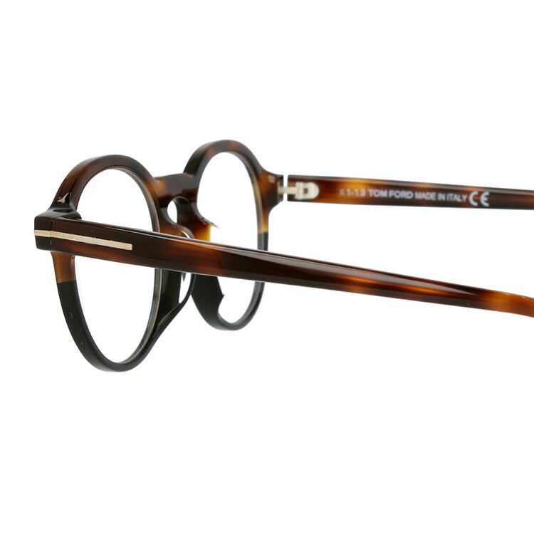 【伊達ブルーライトカットレンズ付】トムフォード メガネ TOM FORD メガネフレーム 眼鏡 FT5606FB 005 49 (TF5606FB 005 49) アジアンフィット ボストン型 PC スマホ スマートフォン 度付き 度なし 伊達 メンズ レディース UVカット 紫外線 TOMFORD