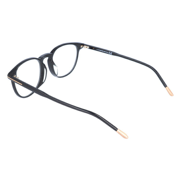 【伊達ブルーライトカットレンズ付】トムフォード メガネ TOM FORD メガネフレーム 眼鏡 FT5608FB 001 52 (TF5608FB 001 52) アジアンフィット ウェリントン型 PC スマホ スマートフォン 度付き 度なし 伊達 メンズ レディース UVカット 紫外線 TOMFORD