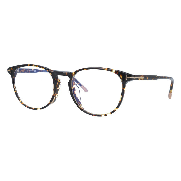 【伊達ブルーライトカットレンズ付】トムフォード メガネ TOM FORD メガネフレーム 眼鏡 FT5608FB 056 52 (TF5608FB 056 52) アジアンフィット ウェリントン型 PC スマホ スマートフォン 度付き 度なし 伊達 メンズ レディース UVカット 紫外線 TOMFORD