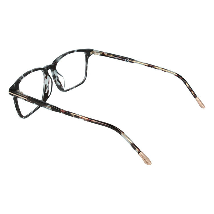 【伊達ブルーライトカットレンズ付】トムフォード メガネ TOM FORD メガネフレーム 眼鏡 FT5607FB 055 55 (TF5607FB 055 55) アジアンフィット スクエア型 PC スマホ スマートフォン 度付き 度なし 伊達 メンズ レディース UVカット 紫外線 TOMFORD