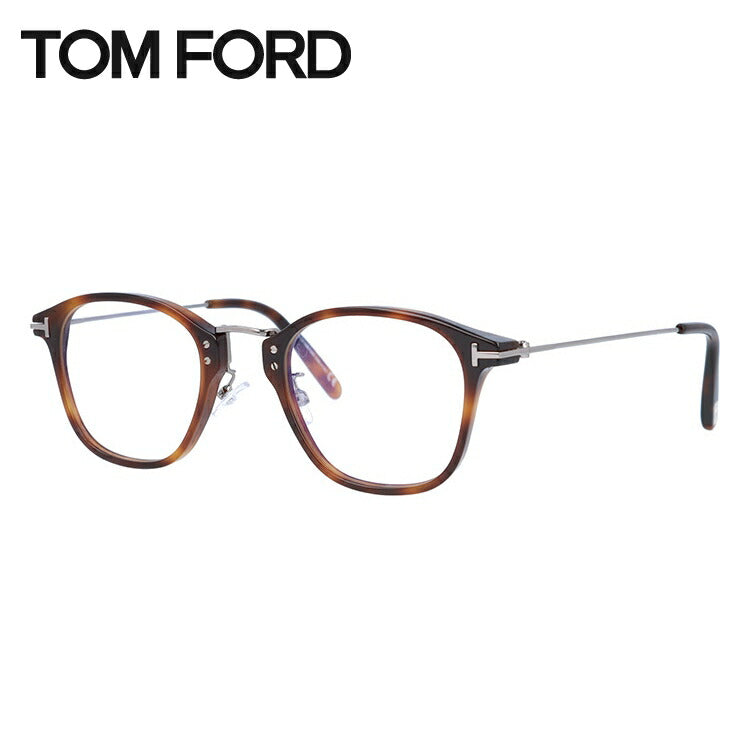 【伊達ブルーライトカットレンズ付】トムフォード メガネ TOM FORD メガネフレーム 眼鏡 FT5649DB 056 47 (TF5649DB 056 47) 調整可能ノーズパッド ウェリントン型 PC スマホ スマートフォン 度付き 度なし 伊達 メンズ レディース UVカット 紫外線 TOMFORD