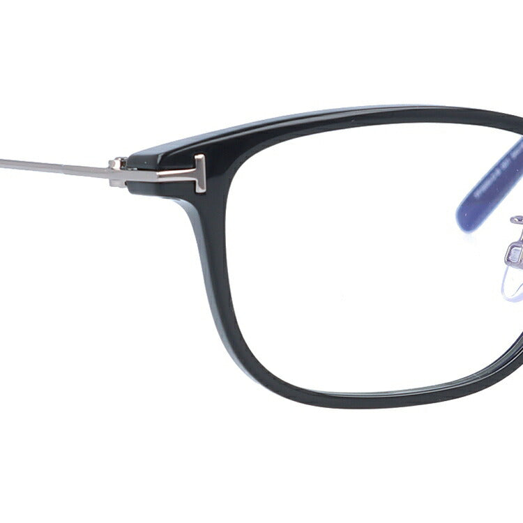 【伊達ブルーライトカットレンズ付】トムフォード メガネ TOM FORD メガネフレーム 眼鏡 FT5650DB 001 54 (TF5650DB 001 54) 調整可能ノーズパッド スクエア型 PC スマホ スマートフォン 度付き 度なし 伊達 メンズ レディース UVカット 紫外線 TOMFORD