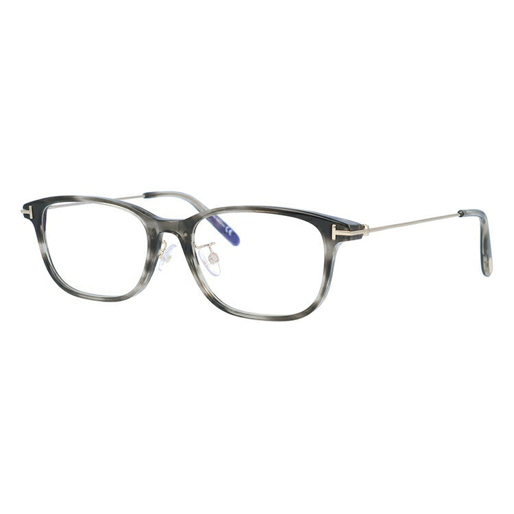 【伊達ブルーライトカットレンズ付】トムフォード メガネ TOM FORD メガネフレーム 眼鏡 FT5650DB 005 54 (TF5650DB 005 54) 調整可能ノーズパッド スクエア型 PC スマホ スマートフォン 度付き 度なし 伊達 メンズ レディース UVカット 紫外線 TOMFORD