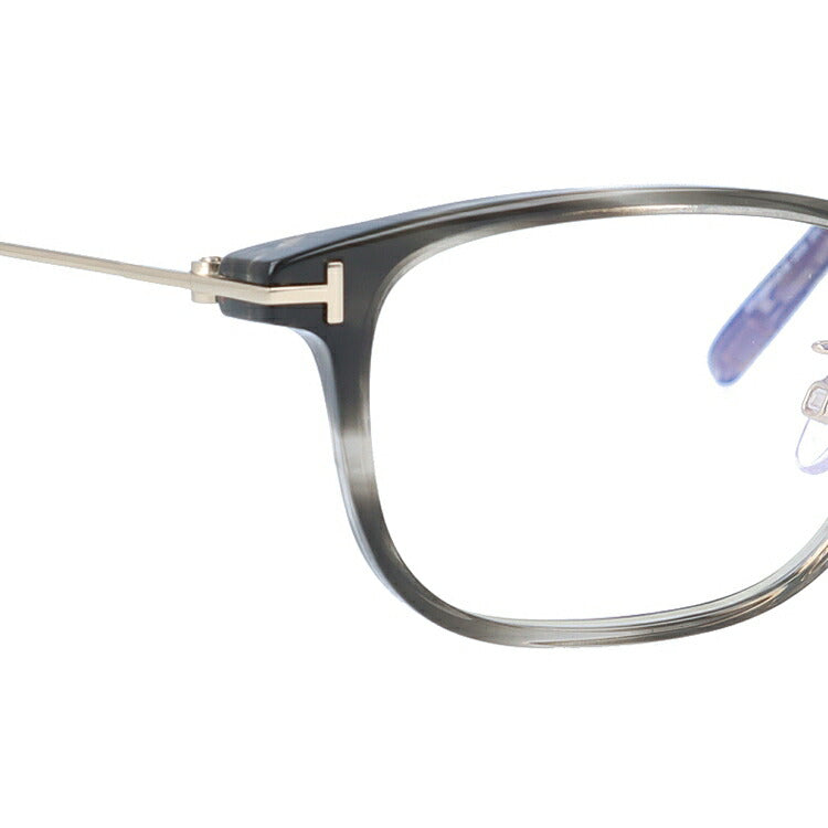 【伊達ブルーライトカットレンズ付】トムフォード メガネ TOM FORD メガネフレーム 眼鏡 FT5650DB 005 54 (TF5650DB 005 54) 調整可能ノーズパッド スクエア型 PC スマホ スマートフォン 度付き 度なし 伊達 メンズ レディース UVカット 紫外線 TOMFORD