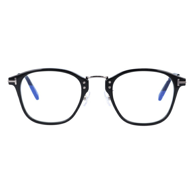 【伊達ブルーライトカットレンズ付】トムフォード メガネ TOM FORD メガネフレーム 眼鏡 FT5649DB 001 47 (TF5649DB 001 47) 調整可能ノーズパッド ウェリントン型 PC スマホ スマートフォン 度付き 度なし 伊達 メンズ レディース UVカット 紫外線 TOMFORD