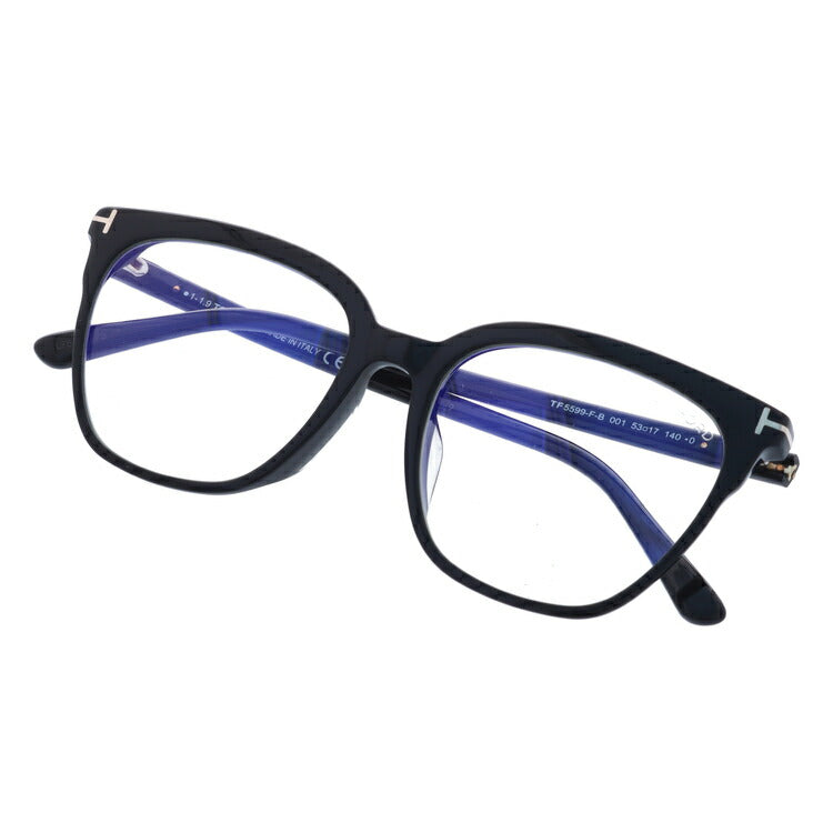 トムフォード メガネフレーム 伊達メガネ アジアンフィット TOM FORD FT5599-F-B (TF5599-F-B) 001 53サイズ ウェリントン ユニセックス メンズ レディース ラッピング無料