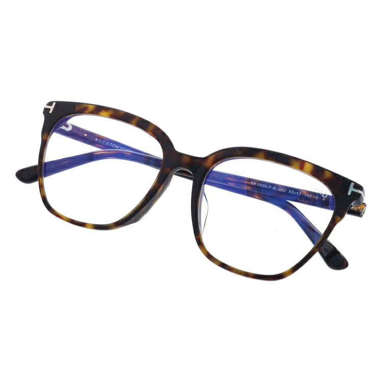 【選べる15色 ライトカラーレンズ】トムフォード ライトカラー サングラス TOM FORD アジアンフィット FT5599-F-B (TF5599-F-B) 052 53サイズ ウェリントン メンズ レディース アウトドア 運転 ドライブ レジャー UVカット 伊達 メガネ 眼鏡
