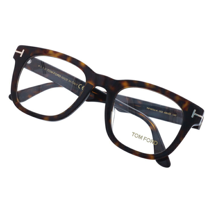 トムフォード メガネフレーム 伊達メガネ アジアンフィット TOM FORD FT5652-K (TF5652-K) 052 52サイズ ウェリントン ユニセックス メンズ レディース ラッピング無料