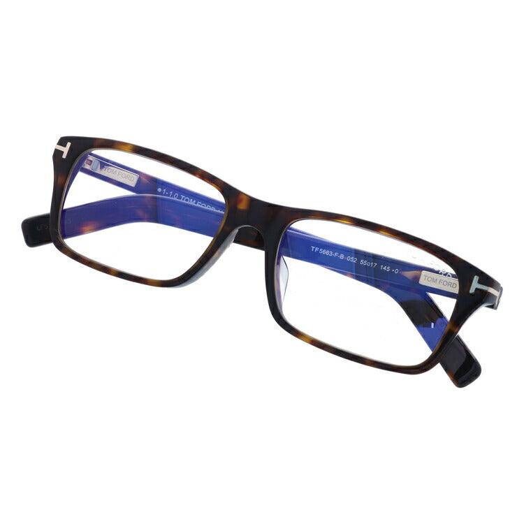 トムフォード メガネフレーム 伊達メガネ アジアンフィット TOM FORD FT5663-F-B (TF5663-F-B) 052 55サイズ スクエア ユニセックス メンズ レディース ラッピング無料
